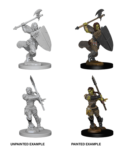 Wizkids: Pathfinder Deep Cuts: Half-Orc Female Barbarian