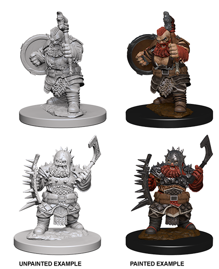 Wizkids: Pathfinder Deep Cuts: Dwarf Male Barbarian