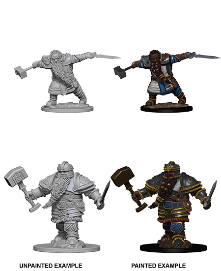 Wizkids: Nolzur's Marvelous Miniatures: Dwarf Fighter