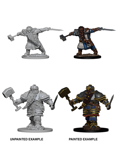 Wizkids: Nolzur's Marvelous Miniatures: Dwarf Fighter
