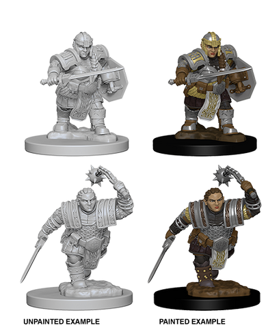 Wizkids: Nolzur's Marvelous Miniatures: Dwarf Fighter