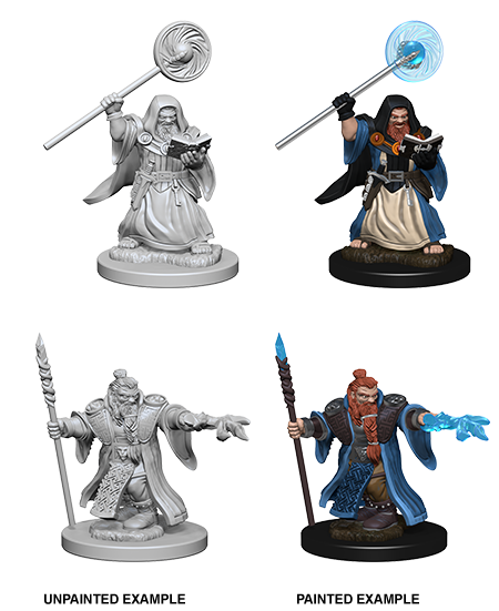 Wizkids Nolzur's Marvelous Miniatures: Dwarf Wizard