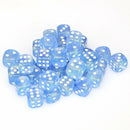 Chessex Borealis: 12MM D6 Sky Blue/White (36)