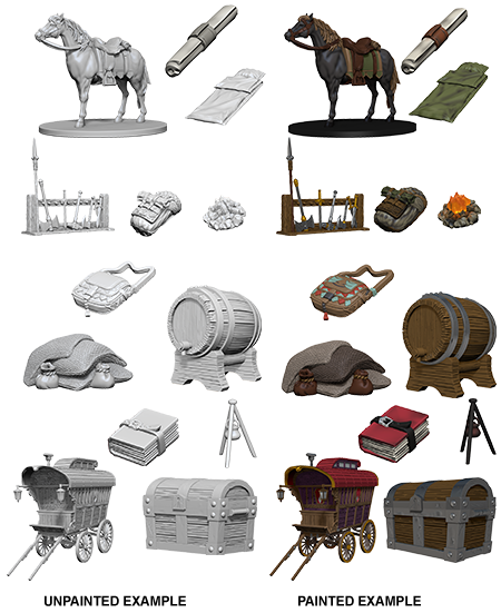 Wizkids: Nolzur's Marvelous Miniatures: Adventurer's Campsite