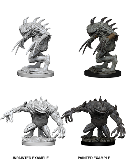 Wizkids: Nolzur's Marvelous Miniatures: Gray Slaad & Death Slaad