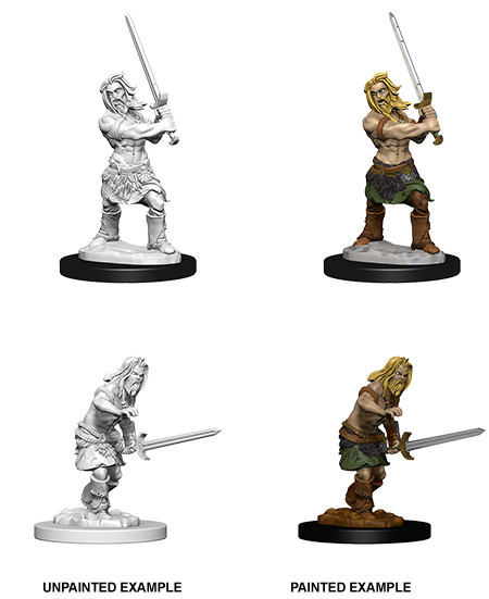 Wizkids: Pathfinder: Deep Cuts: Male Human Barbarian