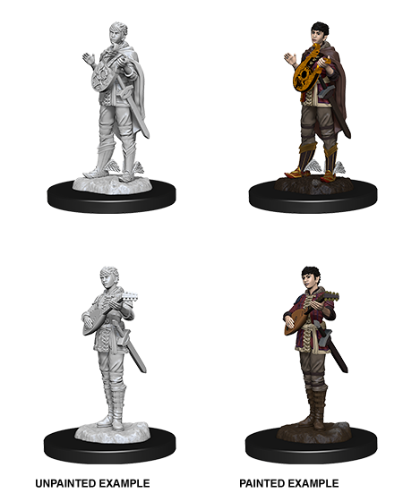 Wizkids: Nolzur's Marvelous Miniatures: Half-Elf Bard