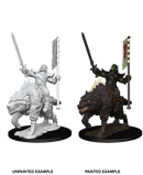 Wizkids: Pathfinder: Deep Cuts: Orc on Dire Wolf