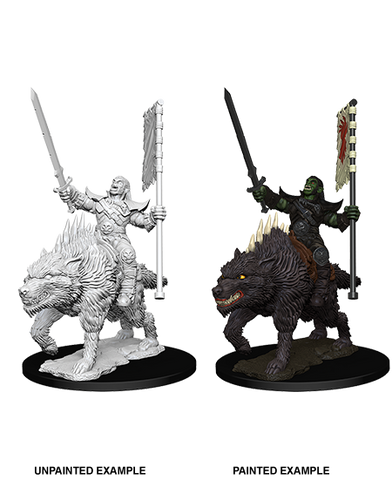 Wizkids: Pathfinder: Deep Cuts: Orc on Dire Wolf