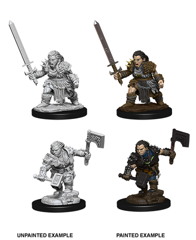 Wizkids: Deep Cuts: Female Dwarf Barbarian