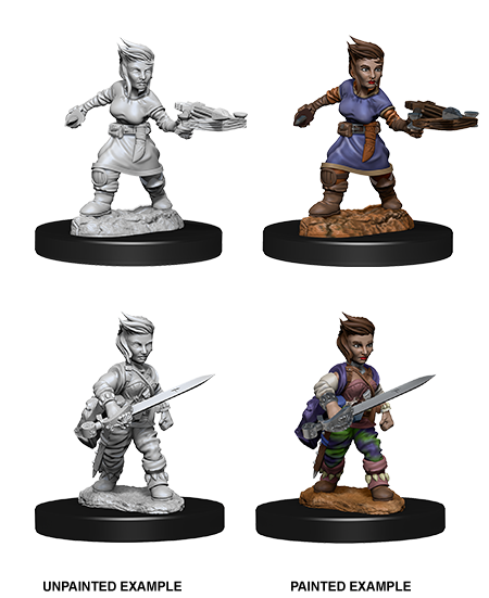 Wizkids: Pathfinder: Deep Cuts: Female Halfling Rogue