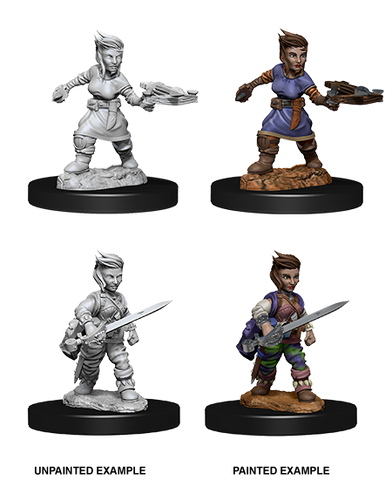Wizkids: Pathfinder: Deep Cuts: Female Halfling Rogue