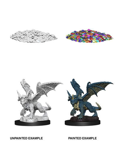Wizkids: Nolzur's Marvelous Miniatures: Blue Dragon Wyrmling