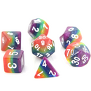 Die Hard Dice 7 Die RPG Dice Set: Rainbow