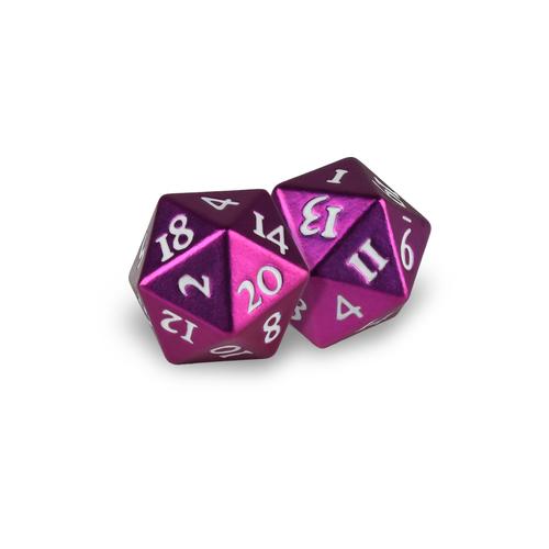 Ultra Pro Heavy Metal D20 Dice Set - Purple