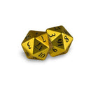 Ultra Pro Heavy Metal D20 Dice Set - Gold