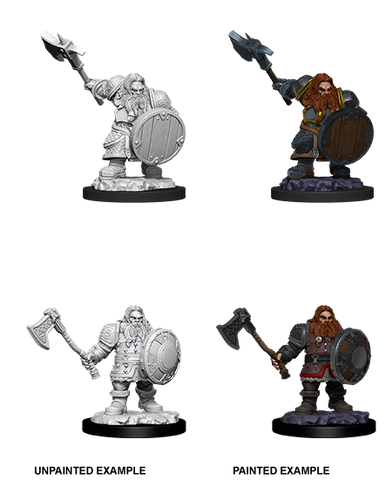 Wizkids Nolzur's Marvelous Miniatures: Dwarf Fighter