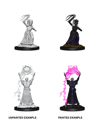 Wizkids: Nolzur's Marvelous Miniatures: Drow Mage & Drow Priestess