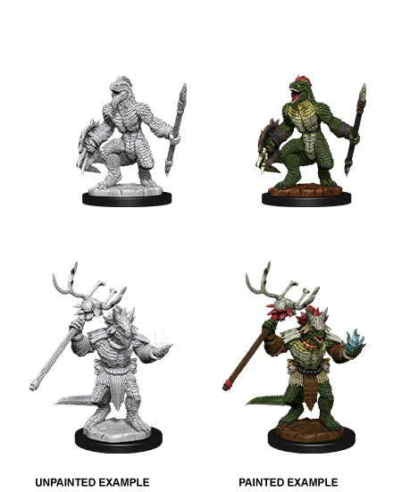 Wizkids: Nolzur's Marvelous Miniatures: Lizardfolk & Lizardfolk Shaman