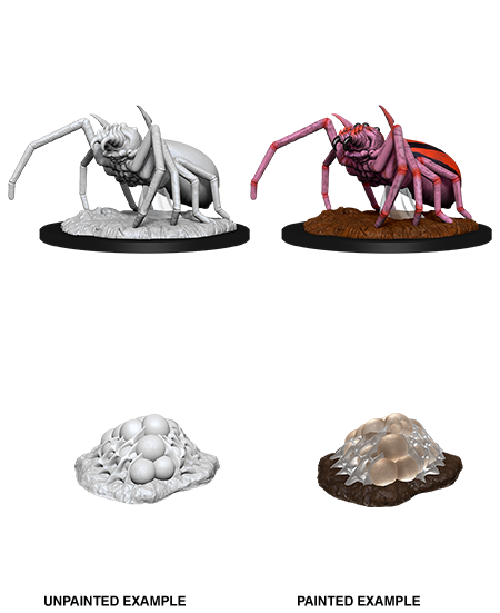 Wizkids: Nolzur's Marvelous Miniatures: Giant Spider & Egg Clutch