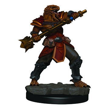 Wizkids Icons of the Realms Premium Miniatures: Dragonborn Male Fighter
