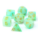 Die Hard Dice 7 Die RPG Dice Set: Frost Emerald