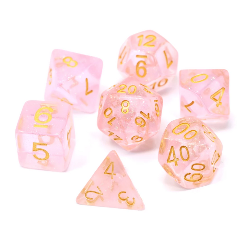 Die Hard Dice 7 Die RPG Dice Set: Flower Sprite