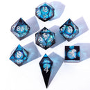 Hymgho Captured Magic Liquid Core Hand Sanded Sharp Edge Resin - Twilight Azure
