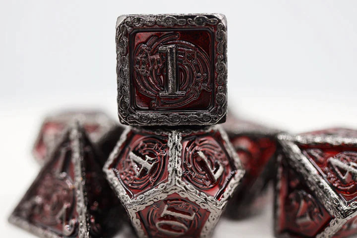 Foam Brain Games Bardic Song: Mezzo RPG Metal Dice Set