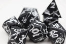 Foam Brain Games Black Quarry RPG Metal Dice Set