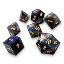 Norse Foundry 7 Die Gemstone RPG Dice Set: Blue Labradorite