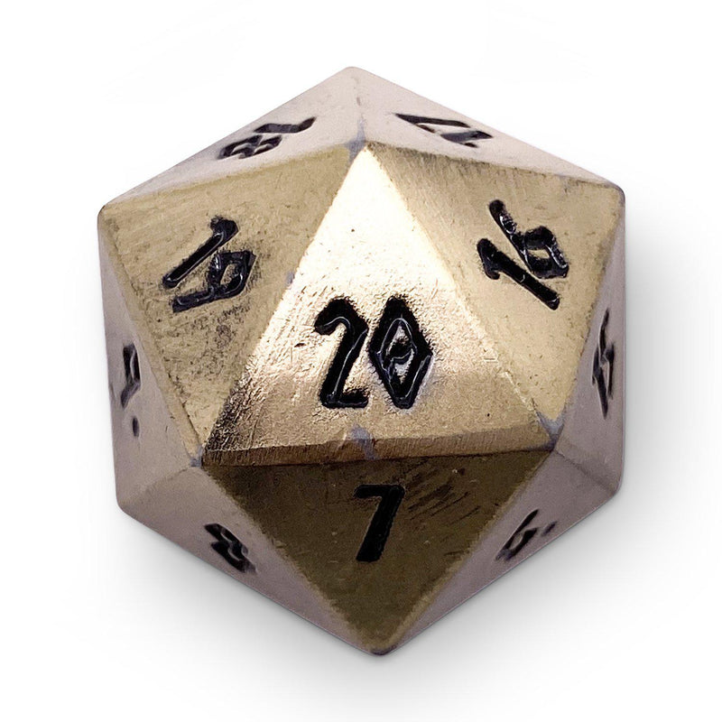 Norse Foundry Countdown Dice: Bronze Dragon Scale Metal 25MM