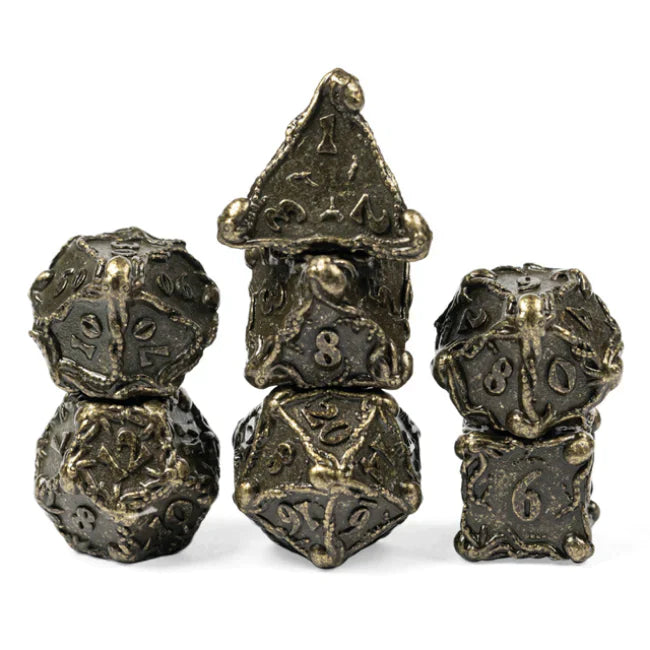 Foam Brain Games Kraken Jewels: Bronze RPG Metal Dice Set