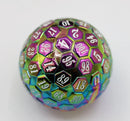 Foam Brain Games 45mm Metal D100 - Burnt Opal