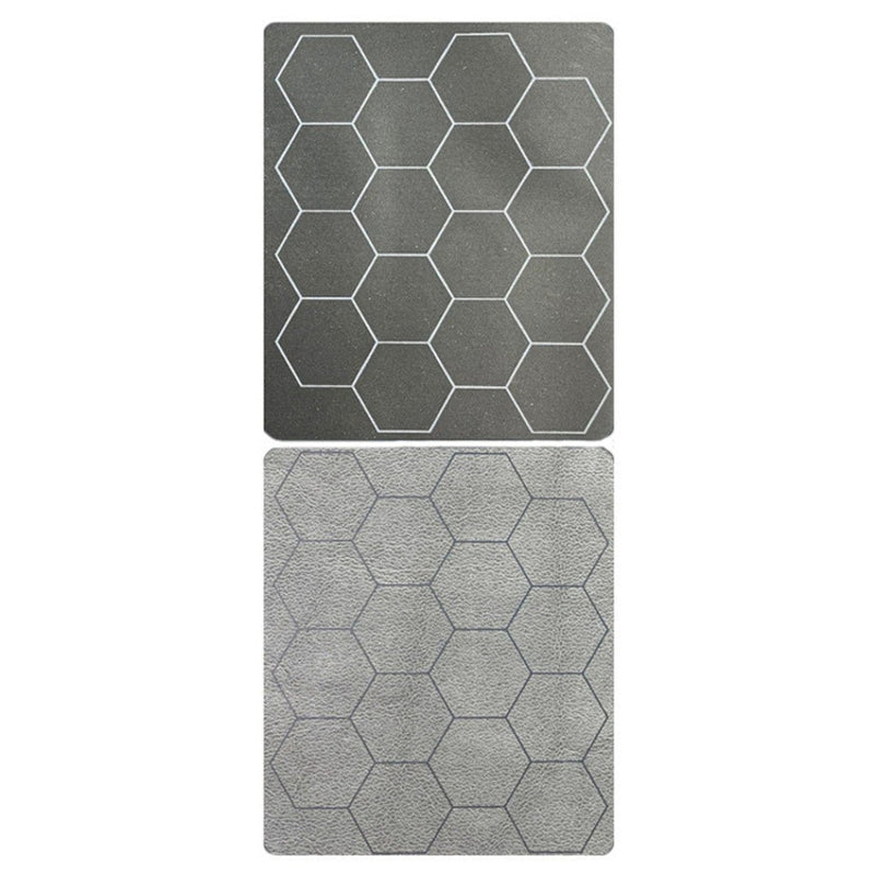 Chessex Reversible Megamat - 1" HEX Black/Grey