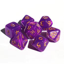 Die Hard Dice 7pc RPG Set - Elessia Moonstone Calypso with Gold