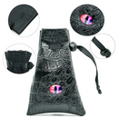 Foam Brain Games Black Leatherette Changeling Eye Dice Bag