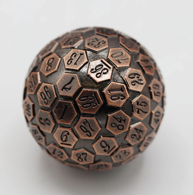 Foam Brain Games 45mm Metal D100 - Copper