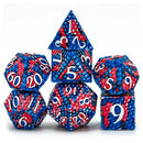 Foam Brain Games: Metal RPG Dice Set: Dragon Scale: Coral Reef