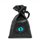 Foam Brain Games Black Leatherette Cyberpunk Eye Dice Bag