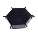 Die Hard Dice Table Armor Folding Hex Tray: Black Velvet