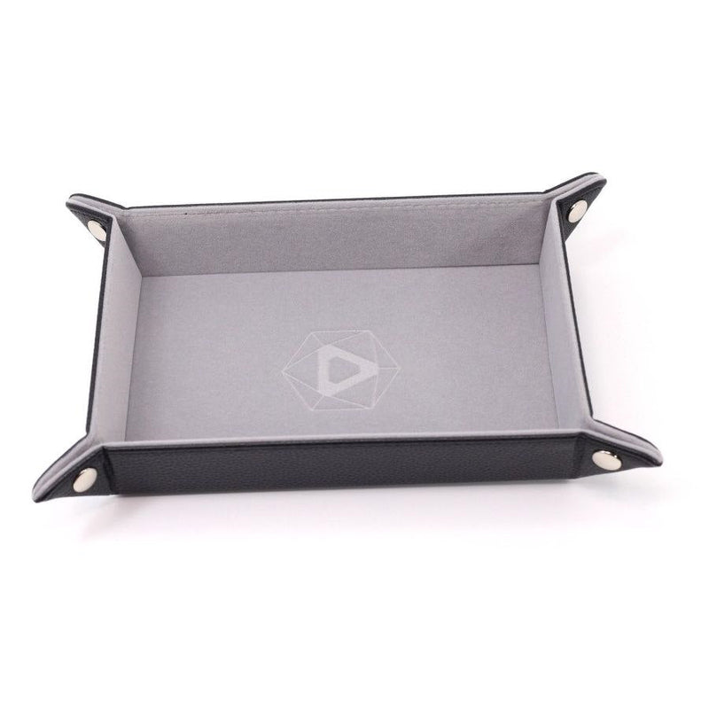 Die Hard Dice: Table Armor Folding Rectangle Tray: Grey Velvet