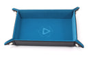 Die Hard Dice Table Armor Folding Rectangle Tray: Teal Velvet
