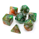 Die Hard Dice 7 Die RPG Dice Set: Emerald Vale