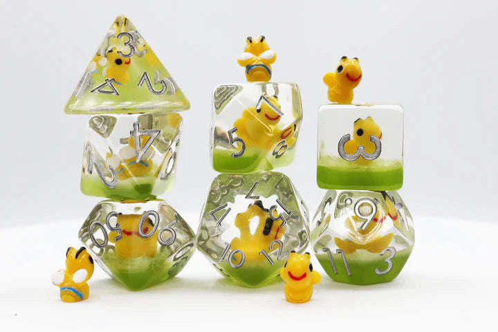 Foam Brain Games RPG Dice Set: Happy Bees