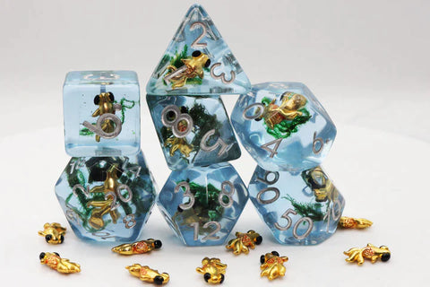 Foam Brain Games RPG Dice Set: Goldfish
