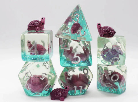 Foam Brain Games RPG Dice Set: Gummy Turtle
