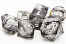 Foam Brain Games Sharp Edge Liquid Core RPG Dice Set: Black