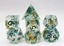 Foam Brain Games Sharp Edge Spring Meadow Resin RPG Dice Set
