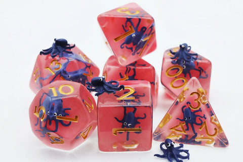 Foam Brain Games RPG Dice Set: Underwater Octopus